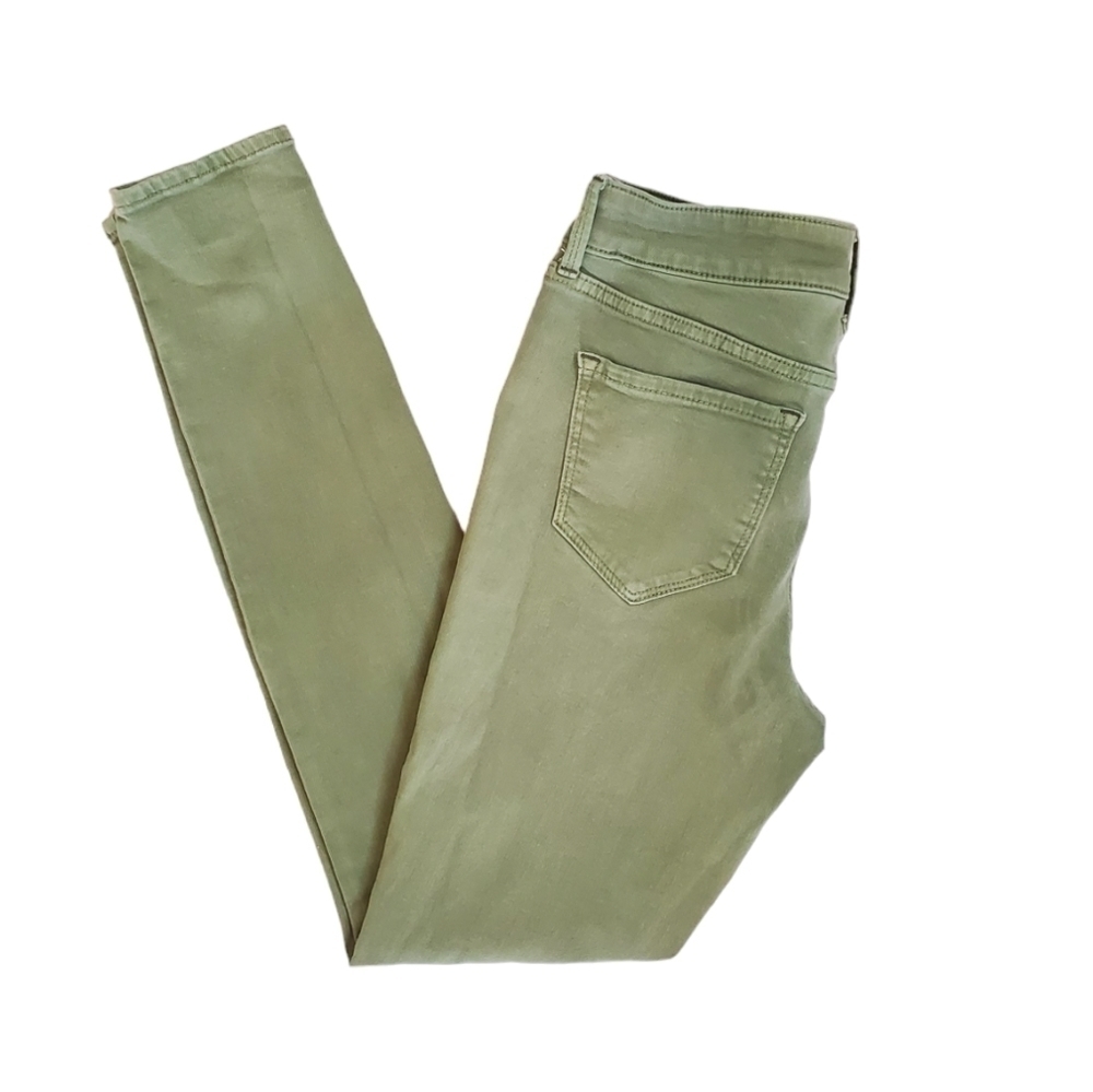 Old navy green Rockstar Super skinny jeans pants